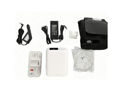 Concentrador de Oxígeno Portátil Meditech M5 (Hasta 5 Lts/min) - Set con 2 Baterías para hasta 20 hrs - Imagen 3